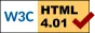 Valid HTML 4.01